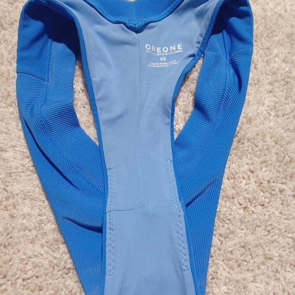 ONEONE SWIMWEAR Electric Blue Kameron Top & Jesse Bottoms SET - Picture 8 of 8